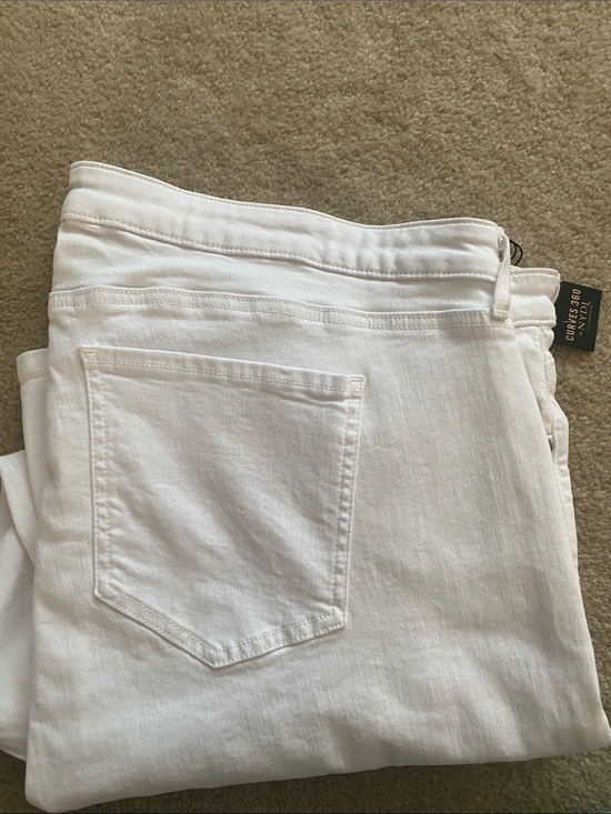 NYDJ Pants - Curves 360 by NYDJ size 24 SHORT white ankle pants